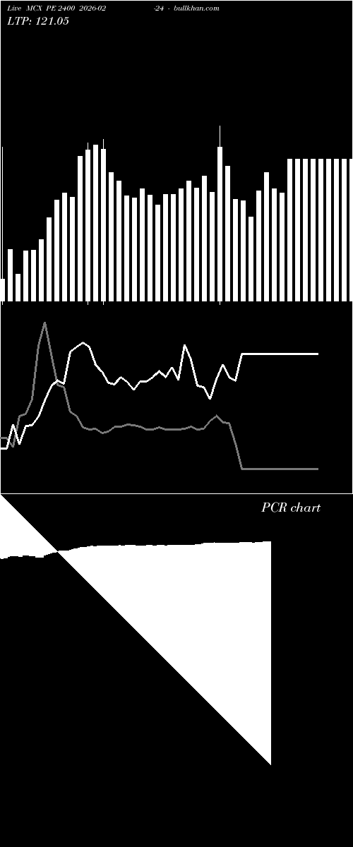  option chart MCX PE 2400 2026-02-24 