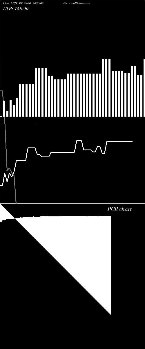  option chart MCX PE 2460 2026-02-24 