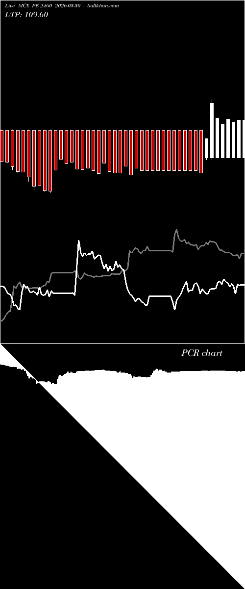  option chart MCX PE 2460 2026-03-30 