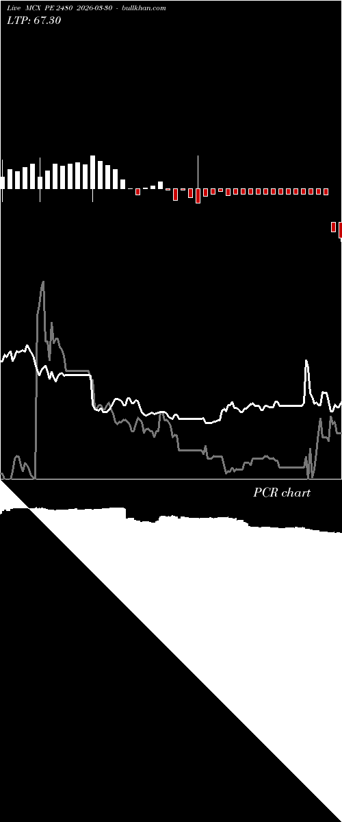  option chart MCX PE 2480 2026-03-30 