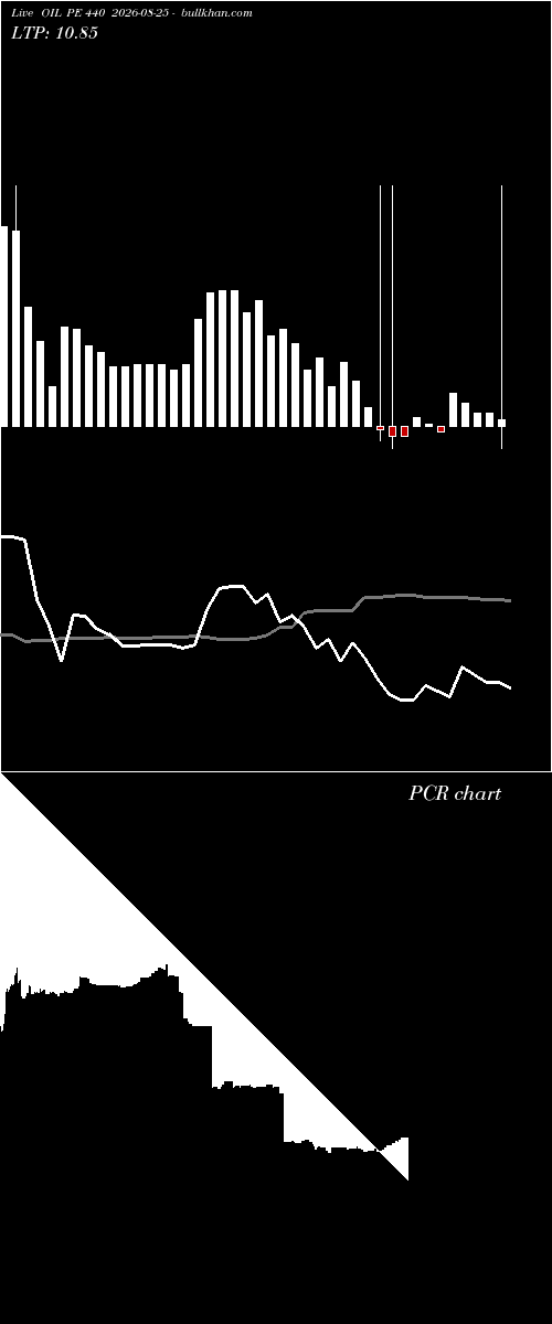  option chart OIL PE 440 2026-08-25 