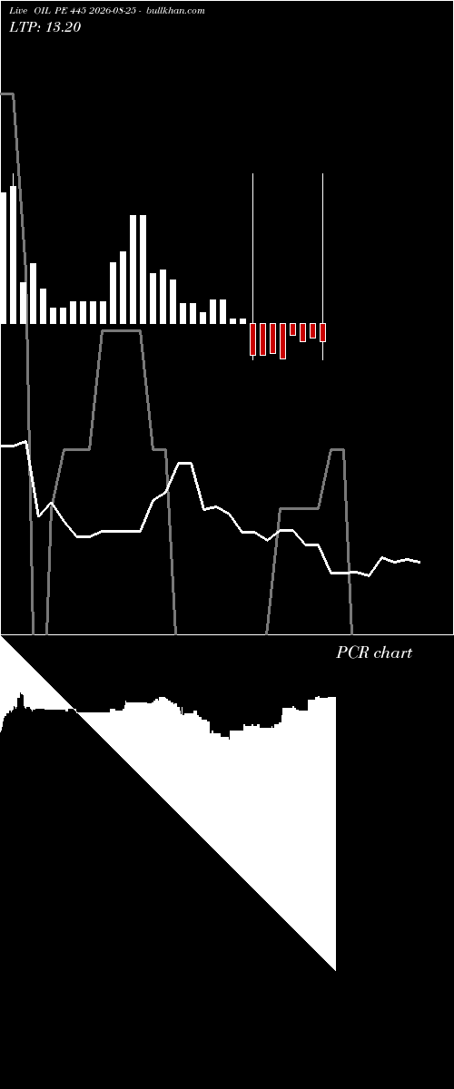  option chart OIL PE 445 2026-08-25 