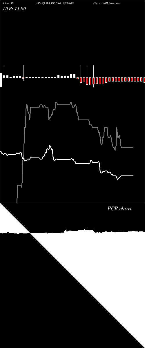  option chart PATANJALI PE 510 2026-02-24 