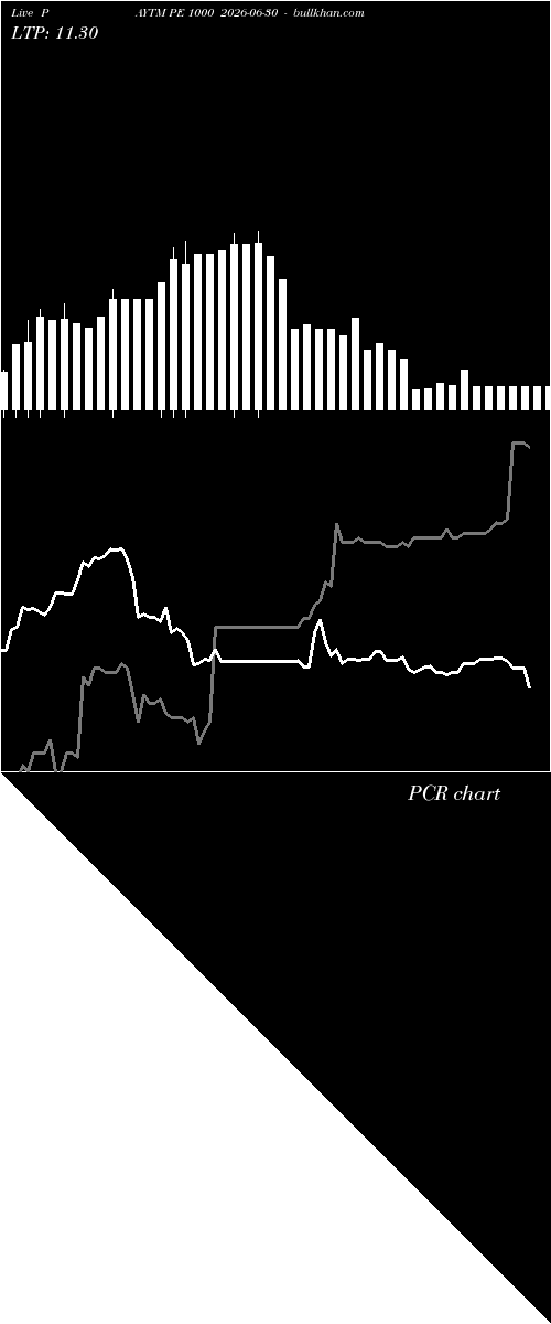  option chart PAYTM PE 1000 2026-06-30 