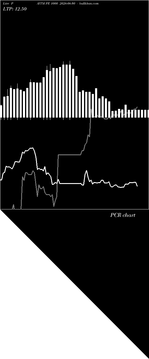  option chart PAYTM PE 1000 2026-06-30 