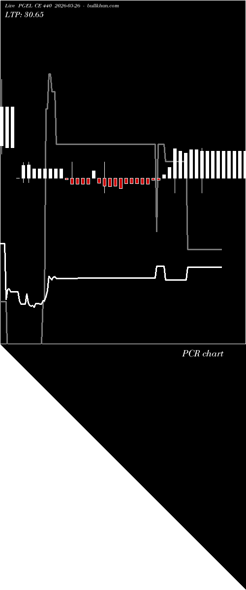  option chart PGEL CE 440 2026-05-26 