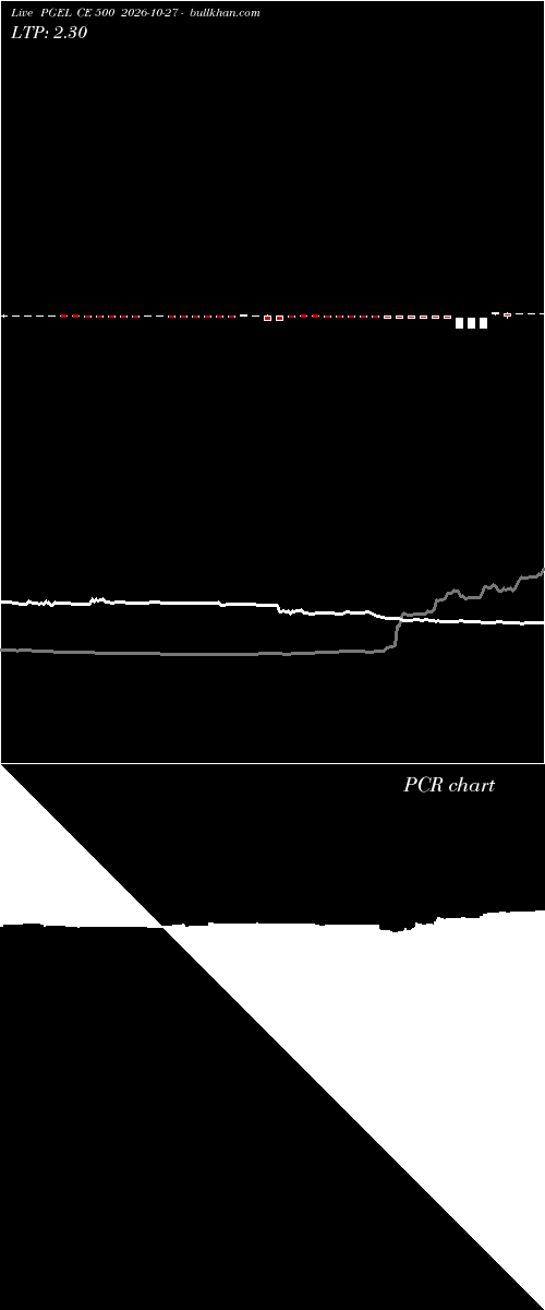  option chart PGEL CE 500 2026-10-27 