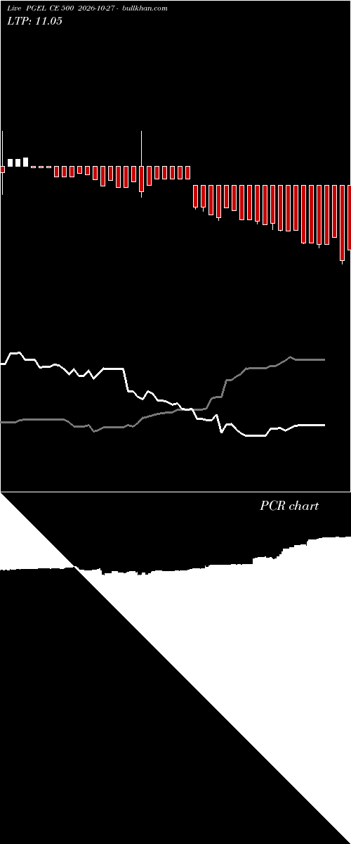  option chart PGEL CE 500 2026-10-27 