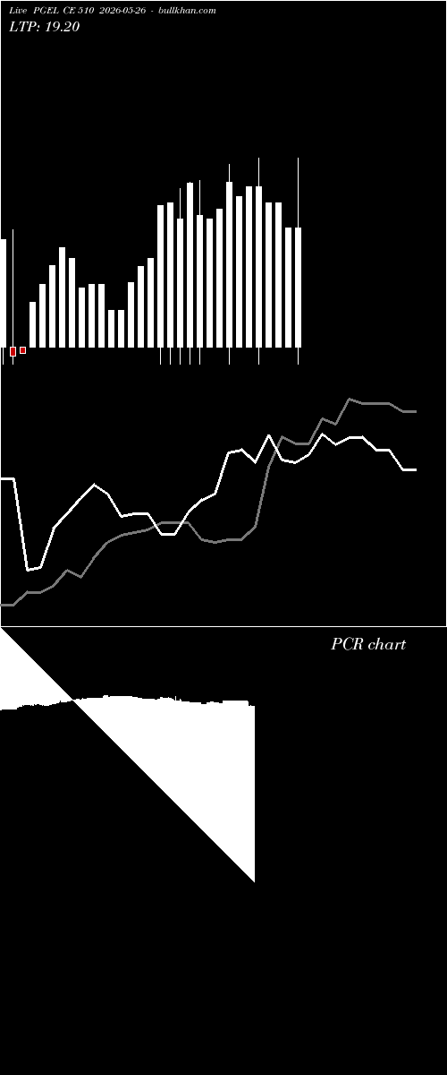  option chart PGEL CE 510 2026-05-26 