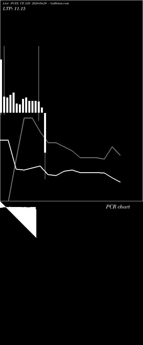  option chart PGEL CE 520 2026-04-28 