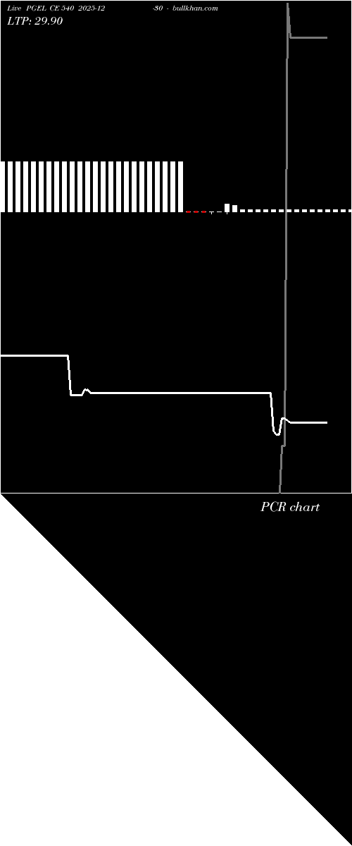  option chart PGEL CE 540 2025-12-30 
