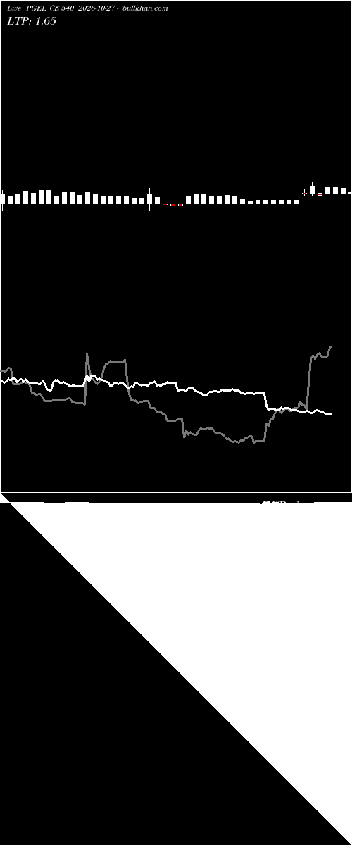  option chart PGEL CE 540 2026-10-27 