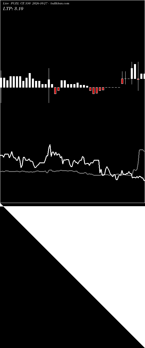  option chart PGEL CE 550 2026-10-27 