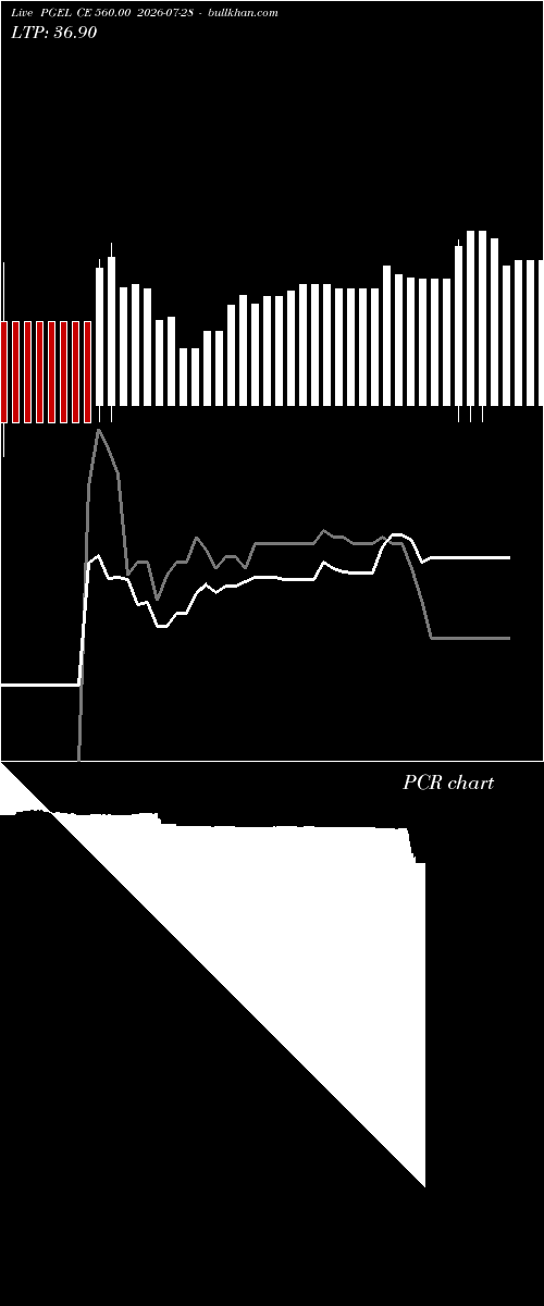  option chart PGEL CE 560.00 2026-07-28 