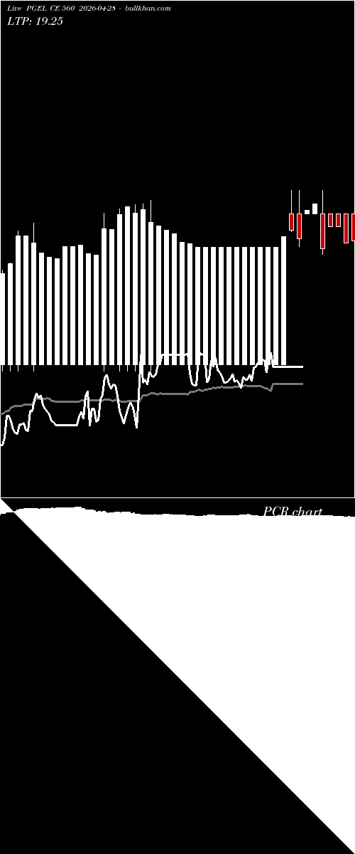  option chart PGEL CE 560 2026-04-28 