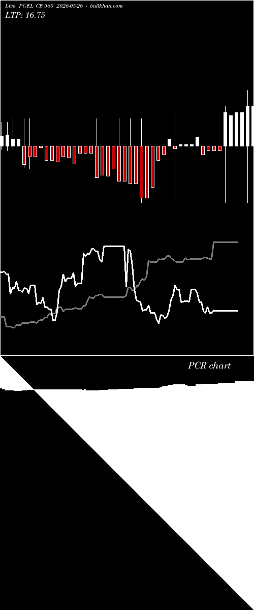  option chart PGEL CE 560 2026-05-26 