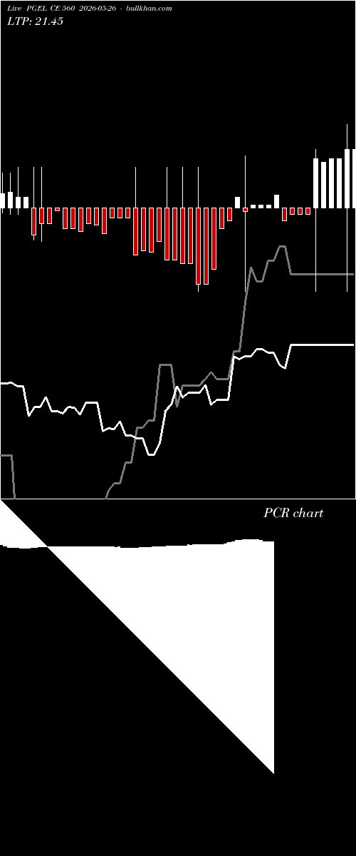  option chart PGEL CE 560 2026-05-26 