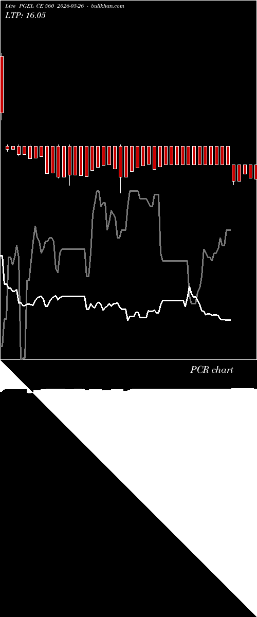 option chart PGEL CE 560 2026-05-26 