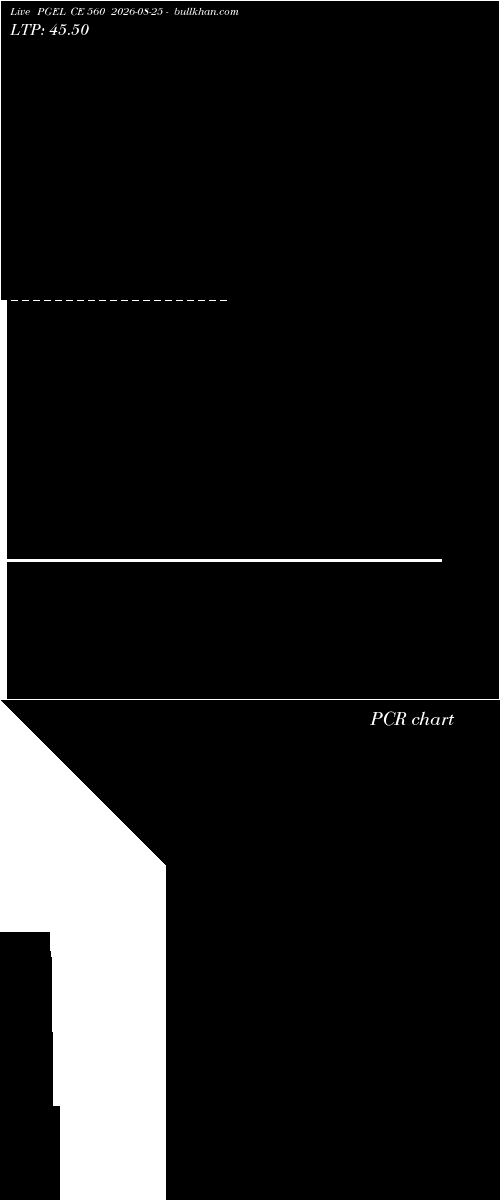 option chart PGEL CE 560 2026-08-25 