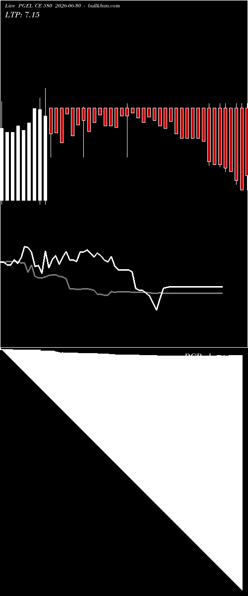  option chart PGEL CE 580 2026-06-30 