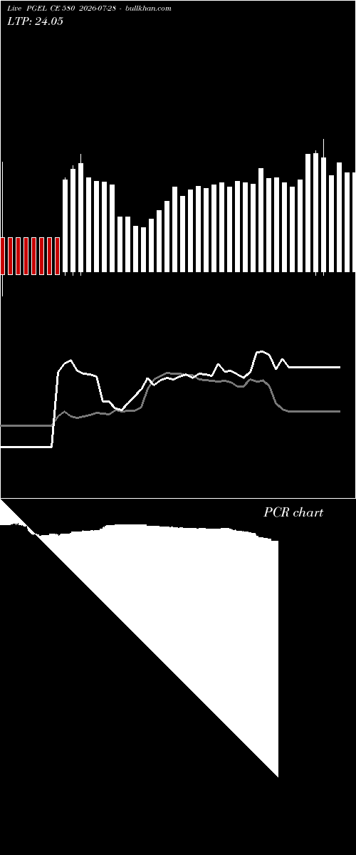  option chart PGEL CE 580 2026-07-28 