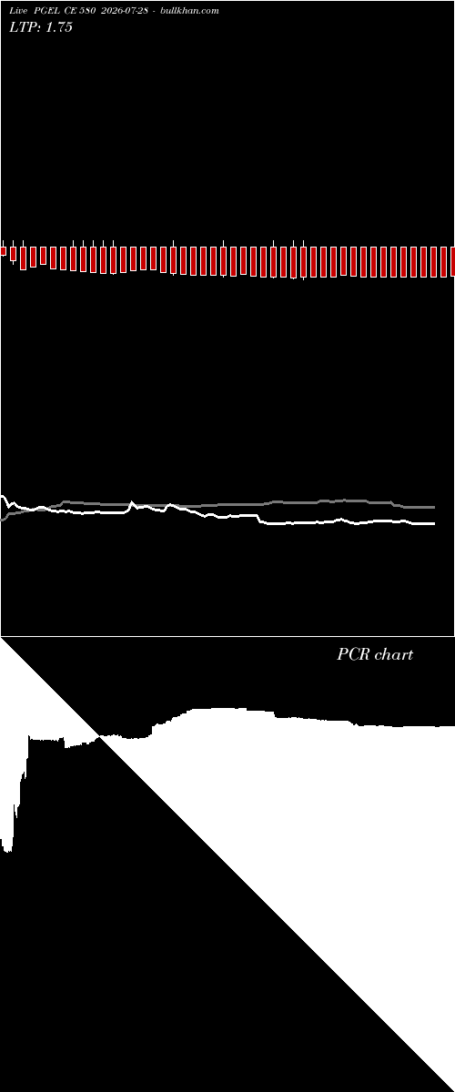  option chart PGEL CE 580 2026-07-28 