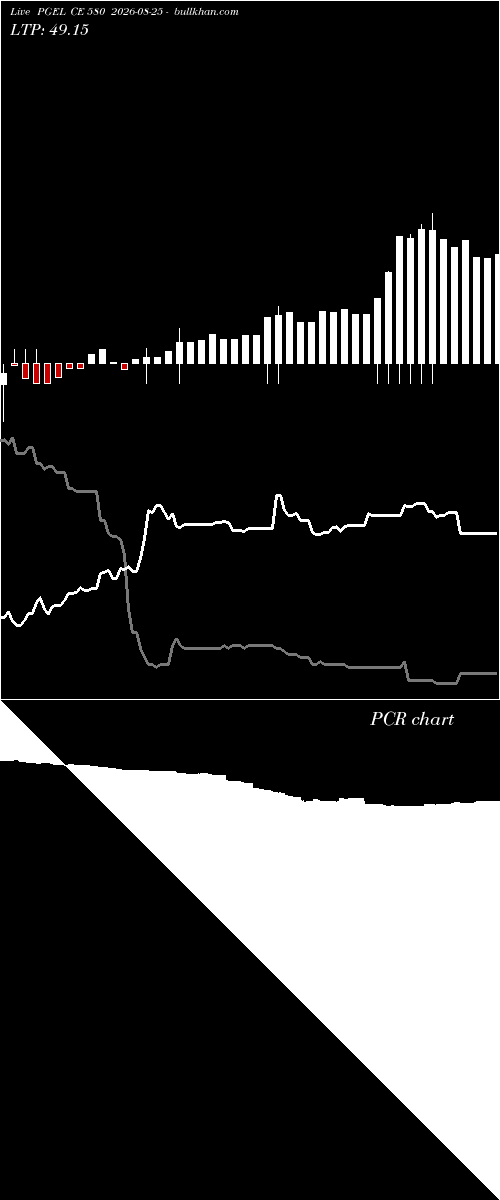  option chart PGEL CE 580 2026-08-25 
