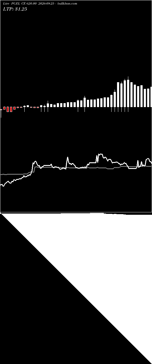  option chart PGEL CE 620.00 2026-08-25 