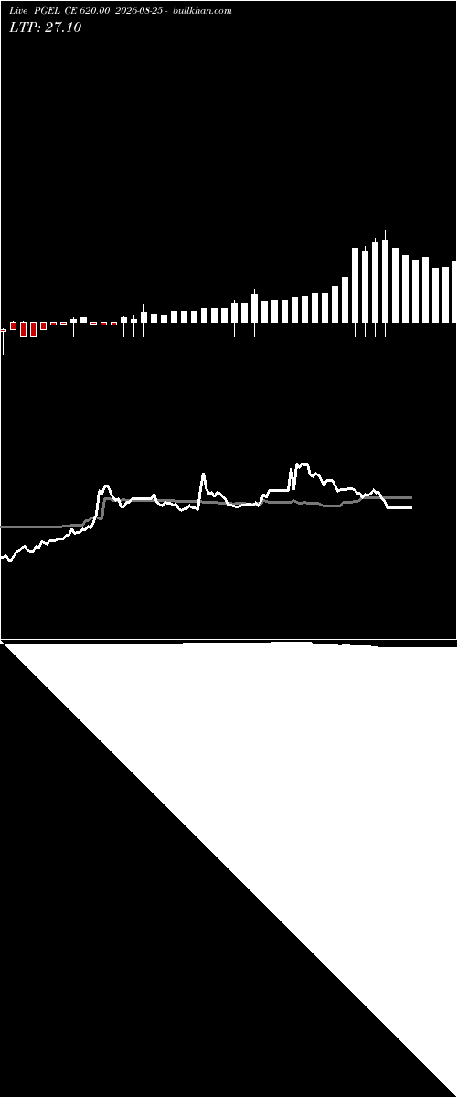  option chart PGEL CE 620.00 2026-08-25 