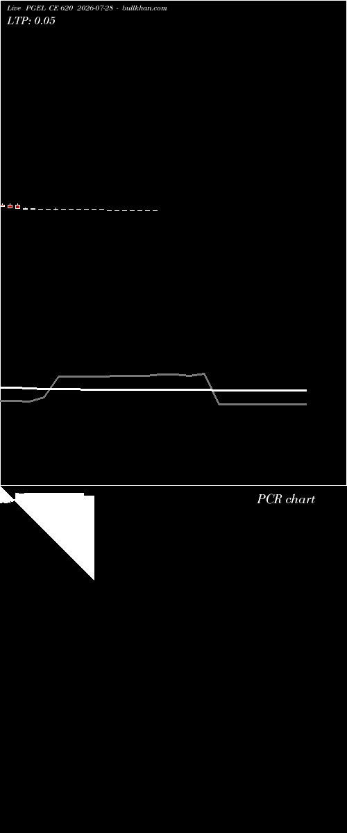 option chart PGEL CE 620 2026-07-28 