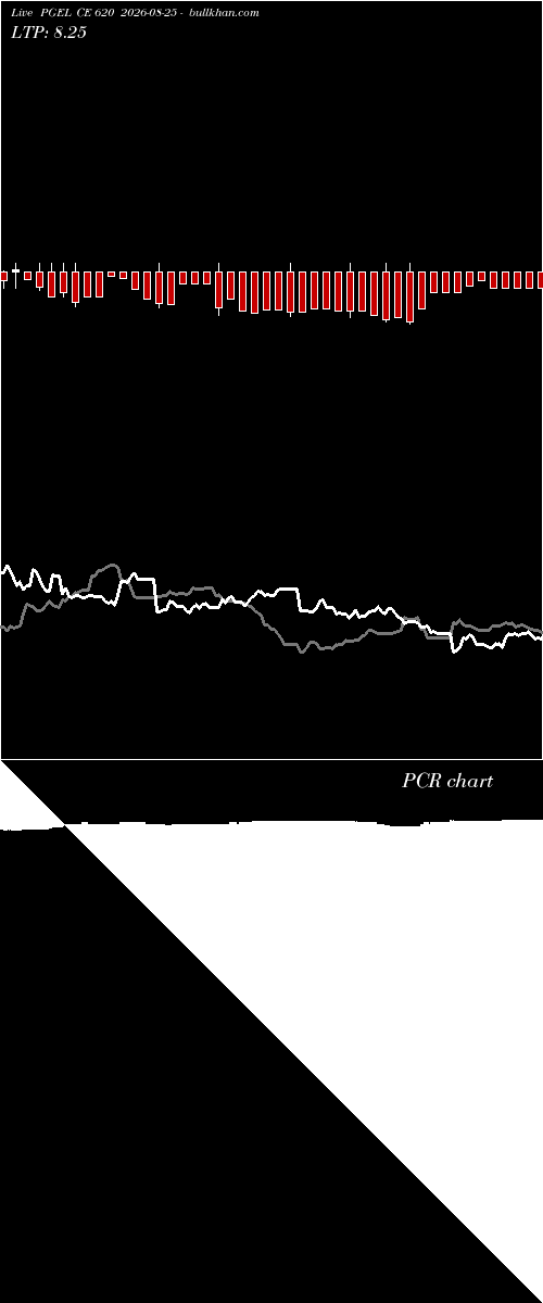  option chart PGEL CE 620 2026-08-25 