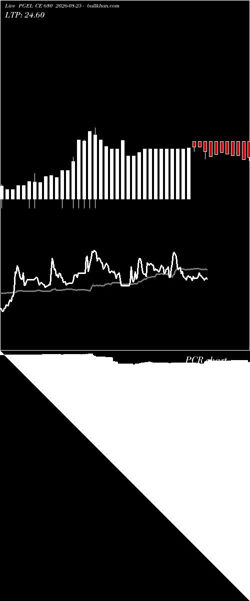  option chart PGEL CE 630 2026-08-25 
