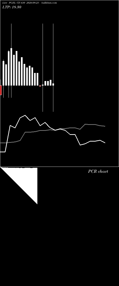  option chart PGEL CE 650 2026-08-25 