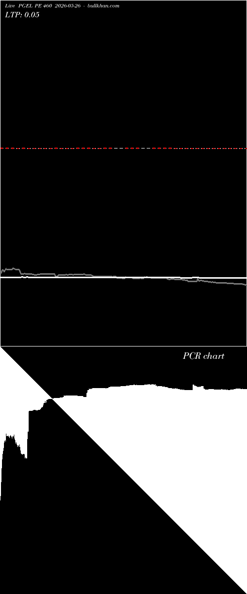  option chart PGEL PE 460 2026-05-26 