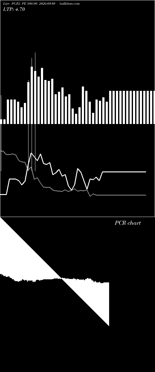  option chart PGEL PE 500.00 2026-03-30 
