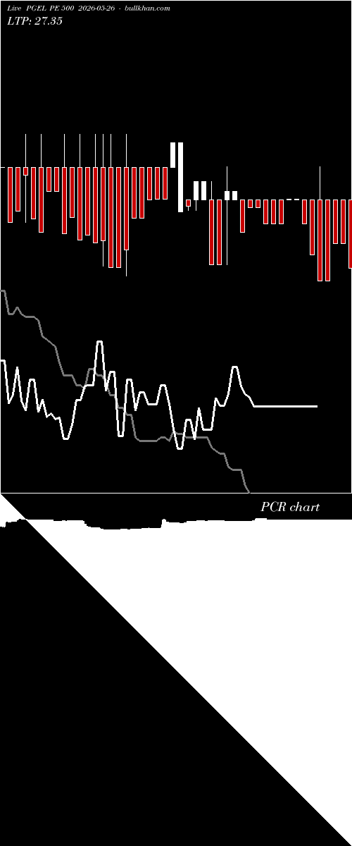  option chart PGEL PE 500 2026-05-26 