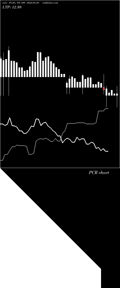  option chart PGEL PE 500 2026-05-26 
