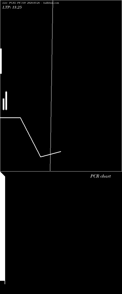  option chart PGEL PE 510 2026-05-26 