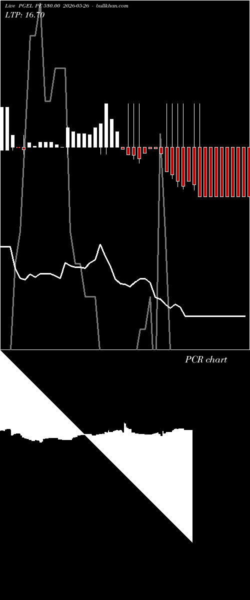  option chart PGEL PE 530.00 2026-05-26 
