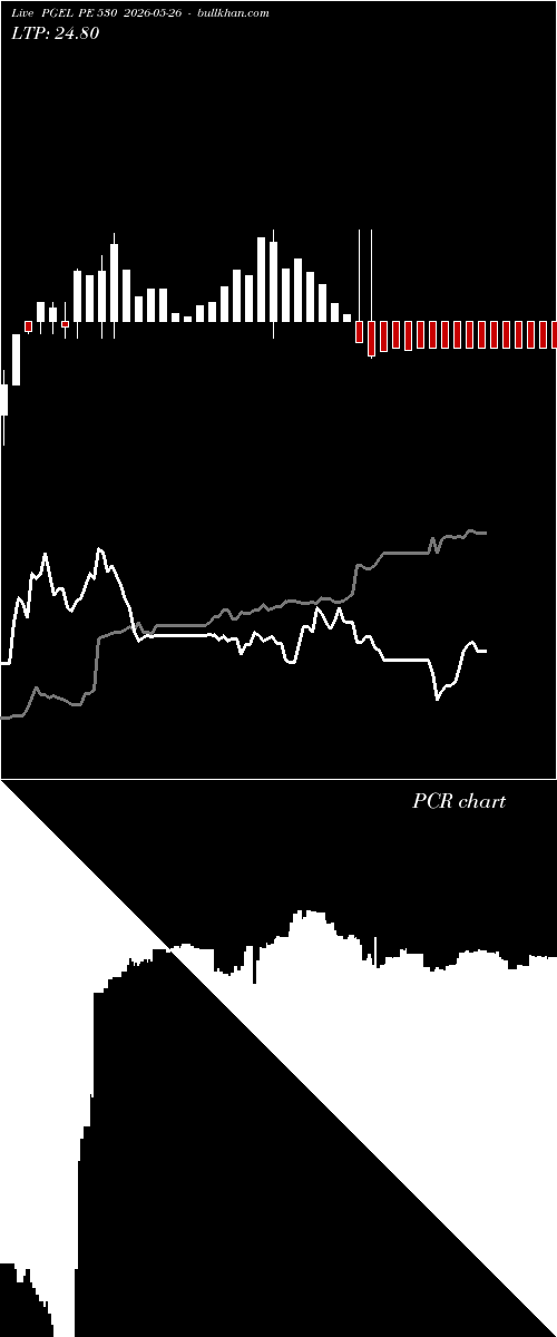  option chart PGEL PE 530 2026-05-26 