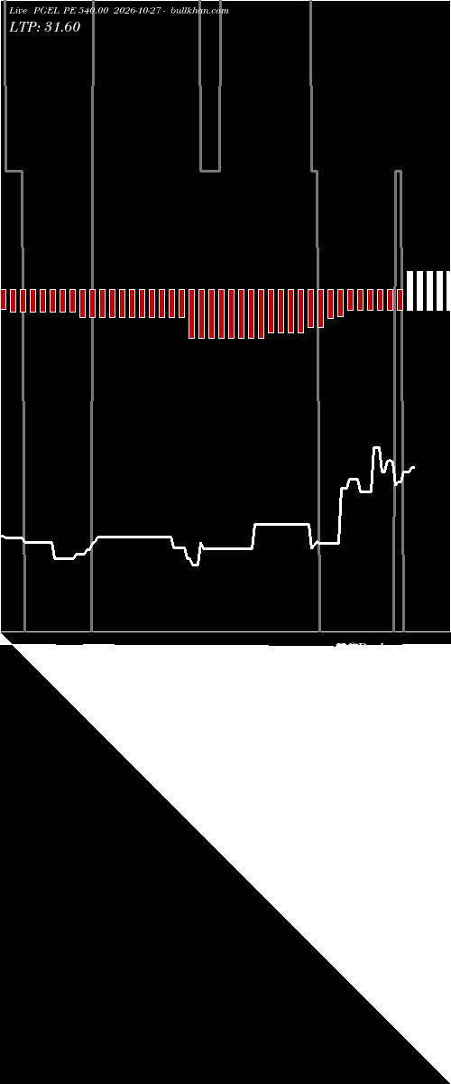  option chart PGEL PE 540.00 2026-10-27 