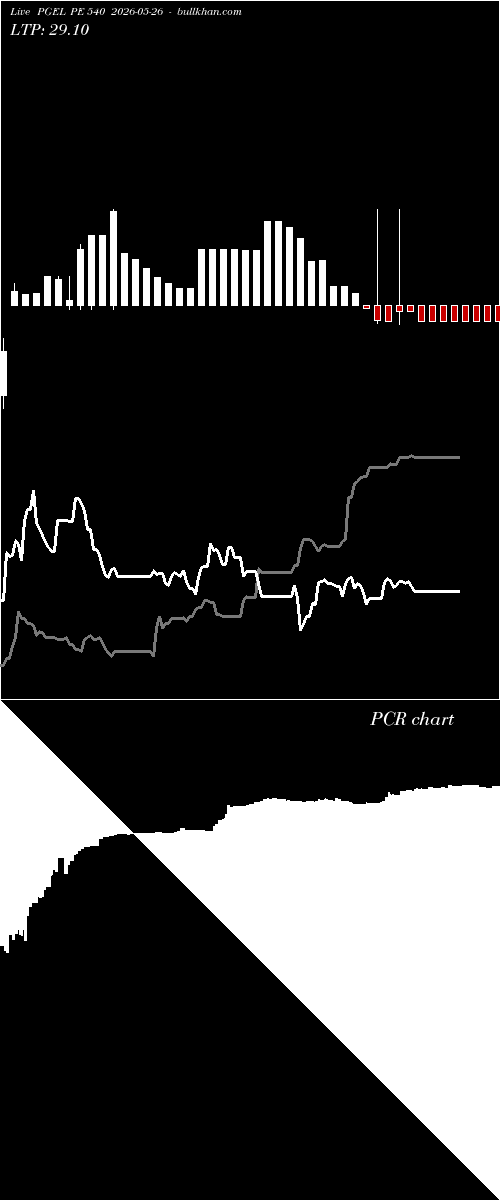  option chart PGEL PE 540 2026-05-26 