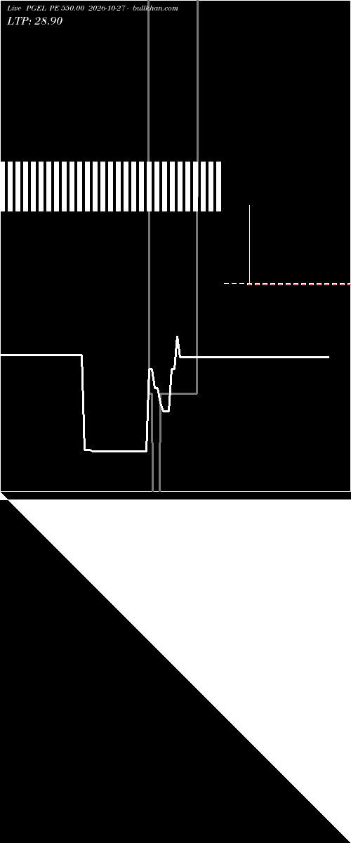  option chart PGEL PE 550.00 2026-10-27 