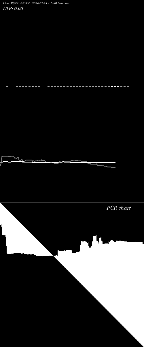  option chart PGEL PE 560 2026-07-28 