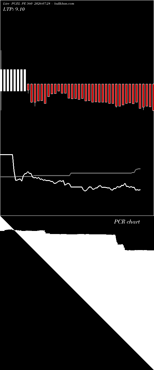  option chart PGEL PE 560 2026-07-28 