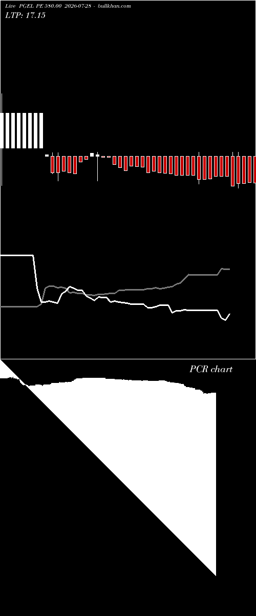  option chart PGEL PE 580.00 2026-07-28 