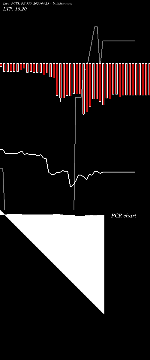  option chart PGEL PE 580 2026-04-28 