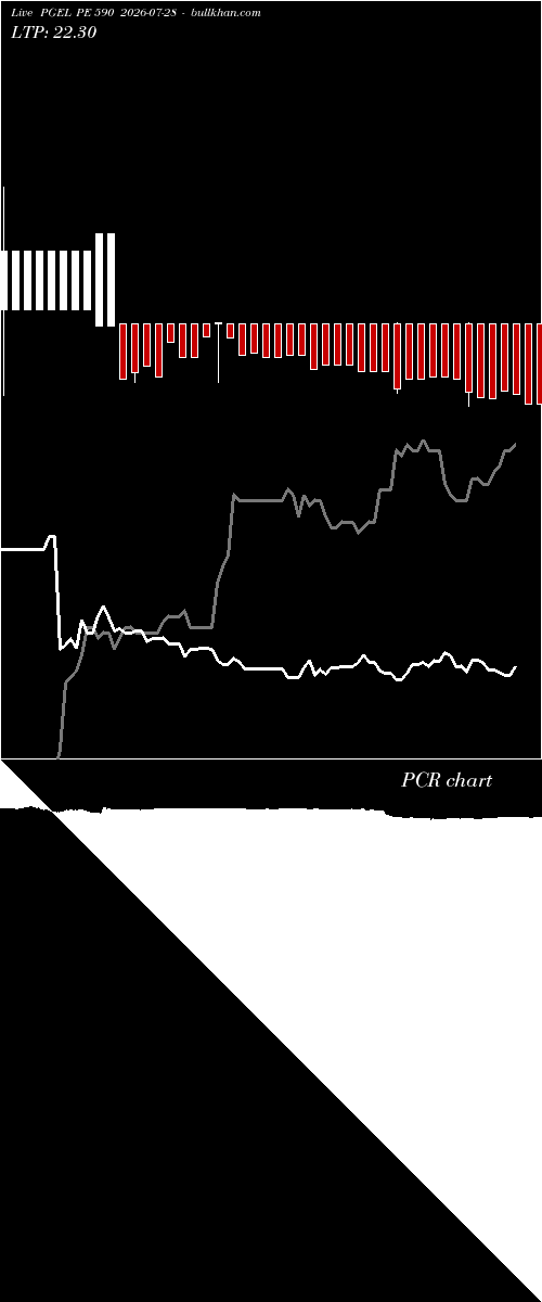 option chart PGEL PE 590 2026-07-28 
