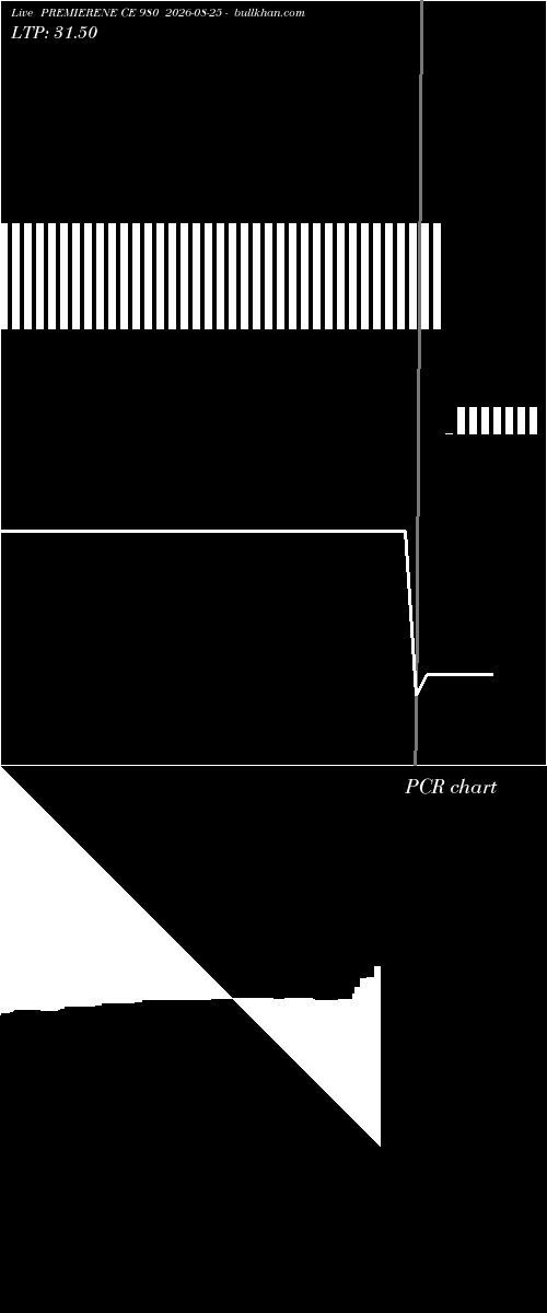  option chart PREMIERENE CE 980 2026-08-25 