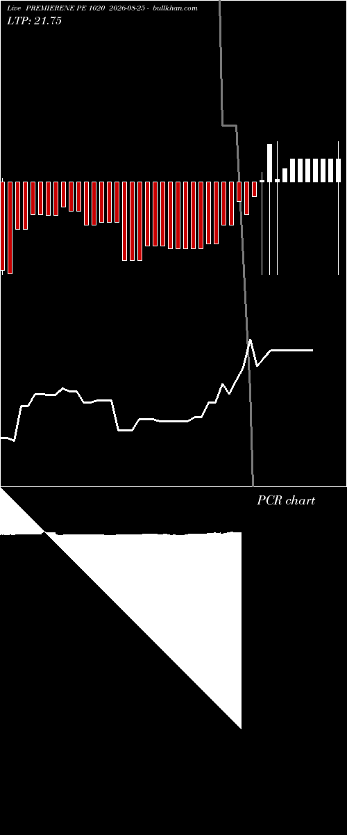  option chart PREMIERENE PE 1020 2026-08-25 